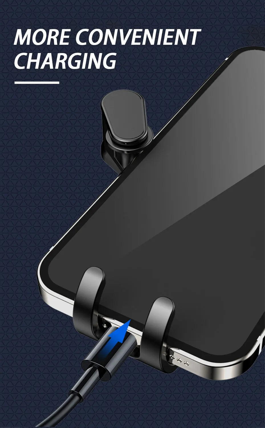 : Universal Air Vent Car Phone Holder Gravity Lock, 360° Rotation