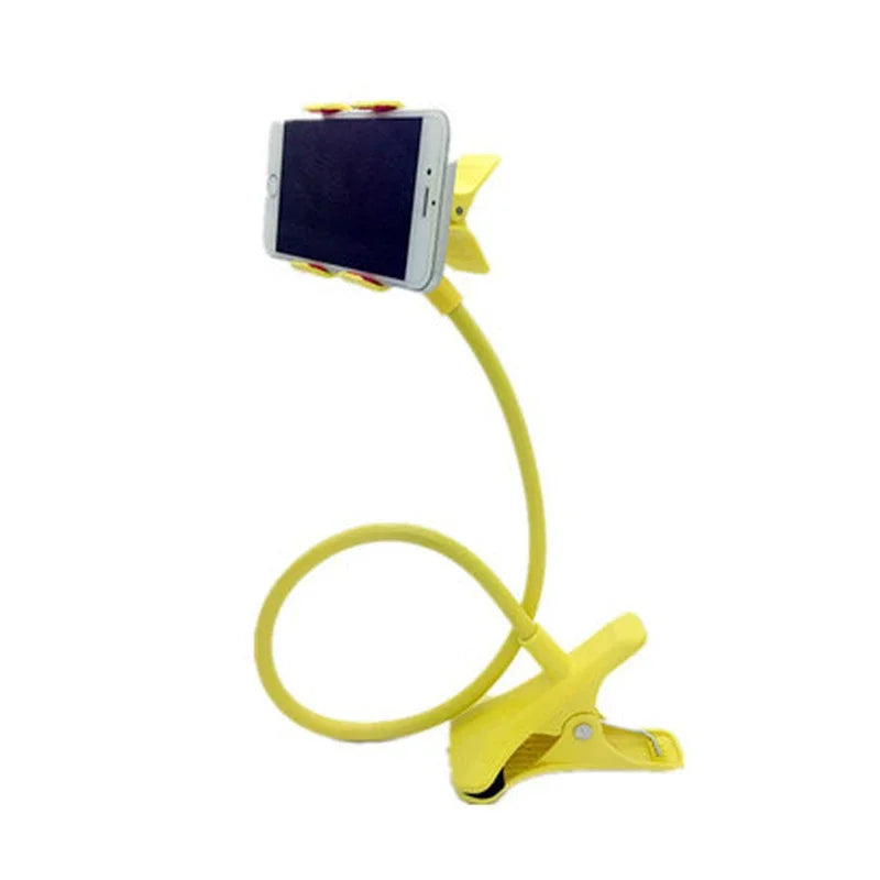 Flexible Gooseneck Phone Holder Clip-On Lazy Stand for Bed & De
