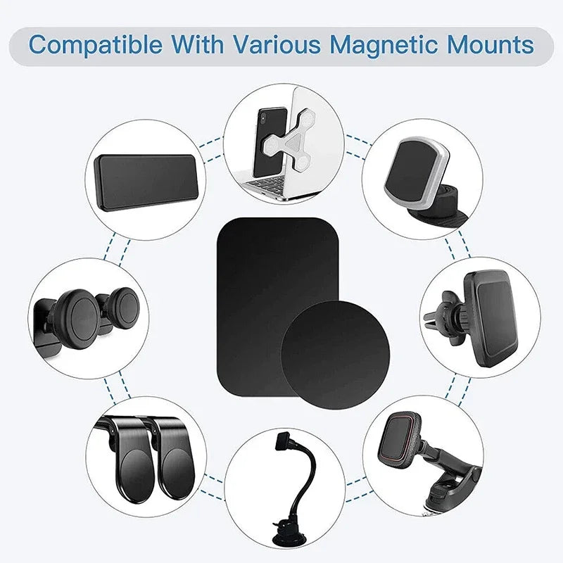 Magnetic Metal Plate for Car Phone Holder Universal Iron Sheet Disk