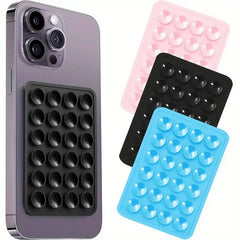 Silicone Suction Phone Holder Mat  Anti-Slip Wall Stand & Case Mount