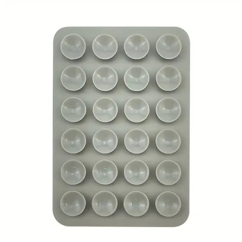 Silicone Suction Phone Holder Mat  Anti-Slip Wall Stand & Case Mount