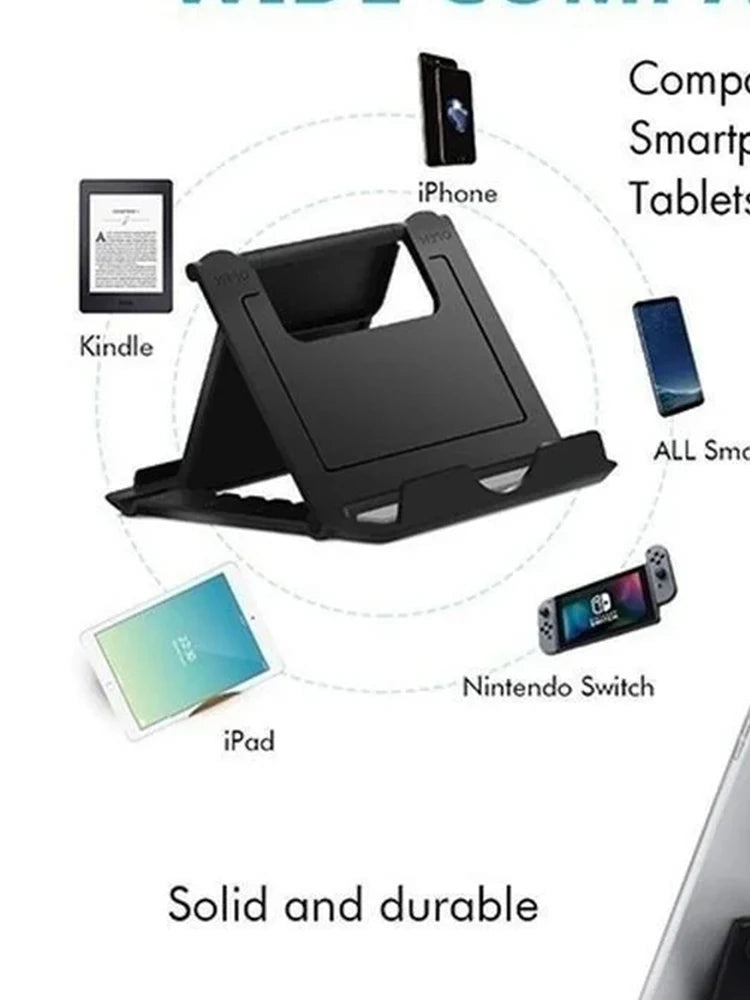 Flexible Foldable Phone & Tablet Desk Stand Adjustable Mobile Holder