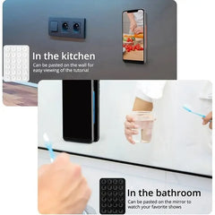Silicone Suction Phone Holder Mat  Anti-Slip Wall Stand & Case Mount