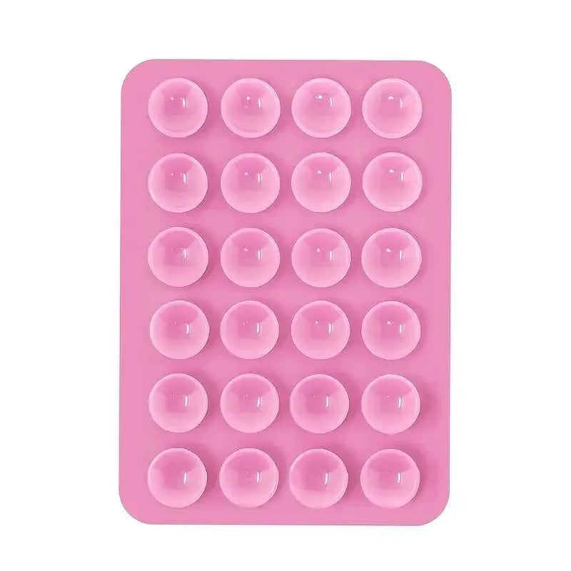 Silicone Suction Phone Holder Mat  Anti-Slip Wall Stand & Case Mount