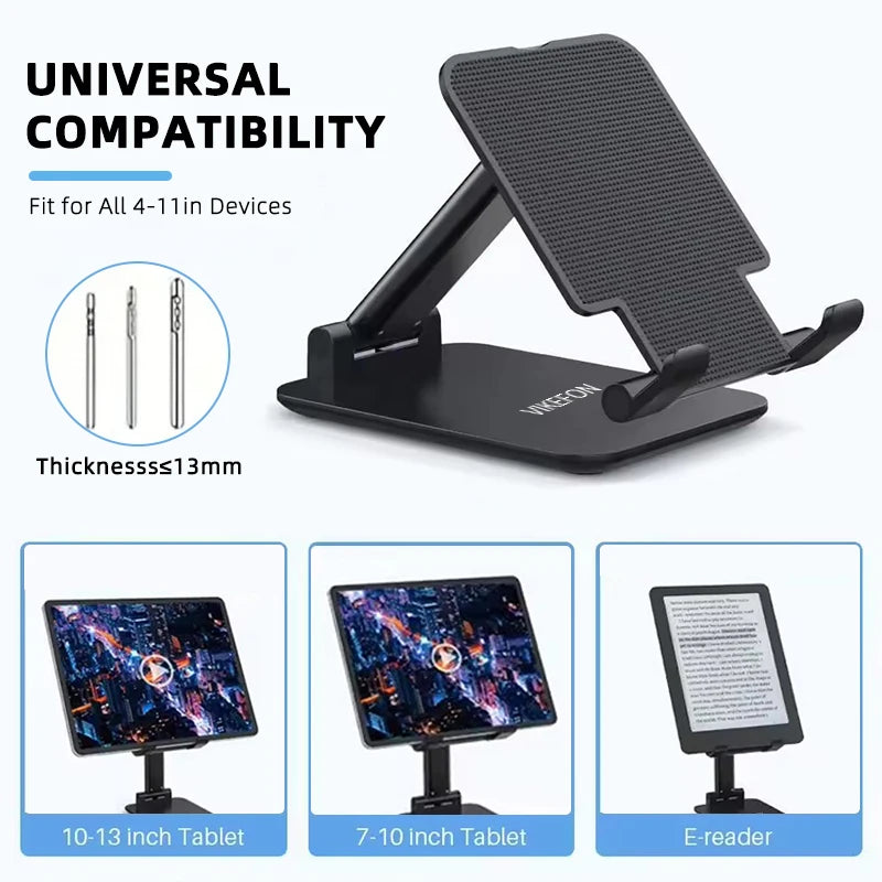 Foldable Telescopic Mobile & Tablet Stand Adjustable Desktop Holder