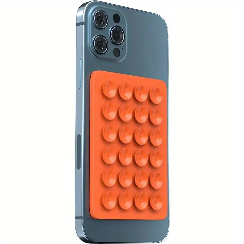 Silicone Suction Phone Holder Mat  Anti-Slip Wall Stand & Case Mount