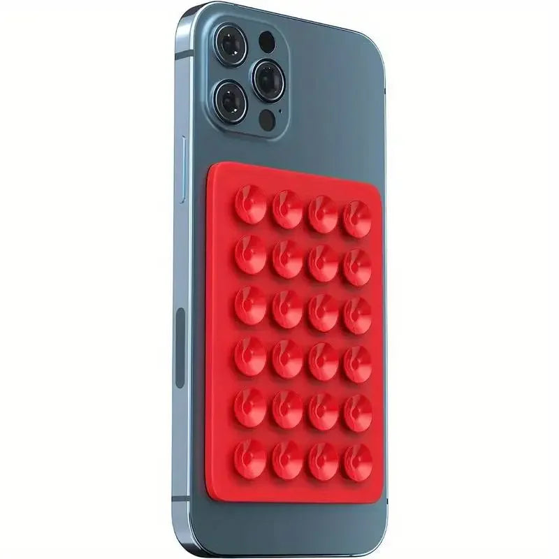 Silicone Suction Phone Holder Mat  Anti-Slip Wall Stand & Case Mount