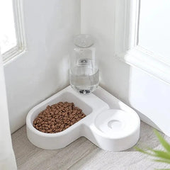 Automatic Pet Water & Food Bowl  Moisture-Proof Cat & Dog Feeder