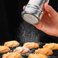 Stainless Steel Mesh Spice Shaker  Sugar, Salt & Cocoa Duster