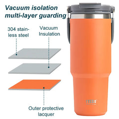 Leakproof Stainless Steel Thermos Bottle  Hot & Cold Travel Mug