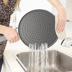 Silicone Splatter Screen Heat-Resistant Oil Splash Guard Lid