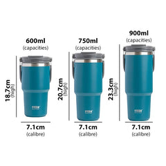 Leakproof Stainless Steel Thermos Bottle  Hot & Cold Travel Mug